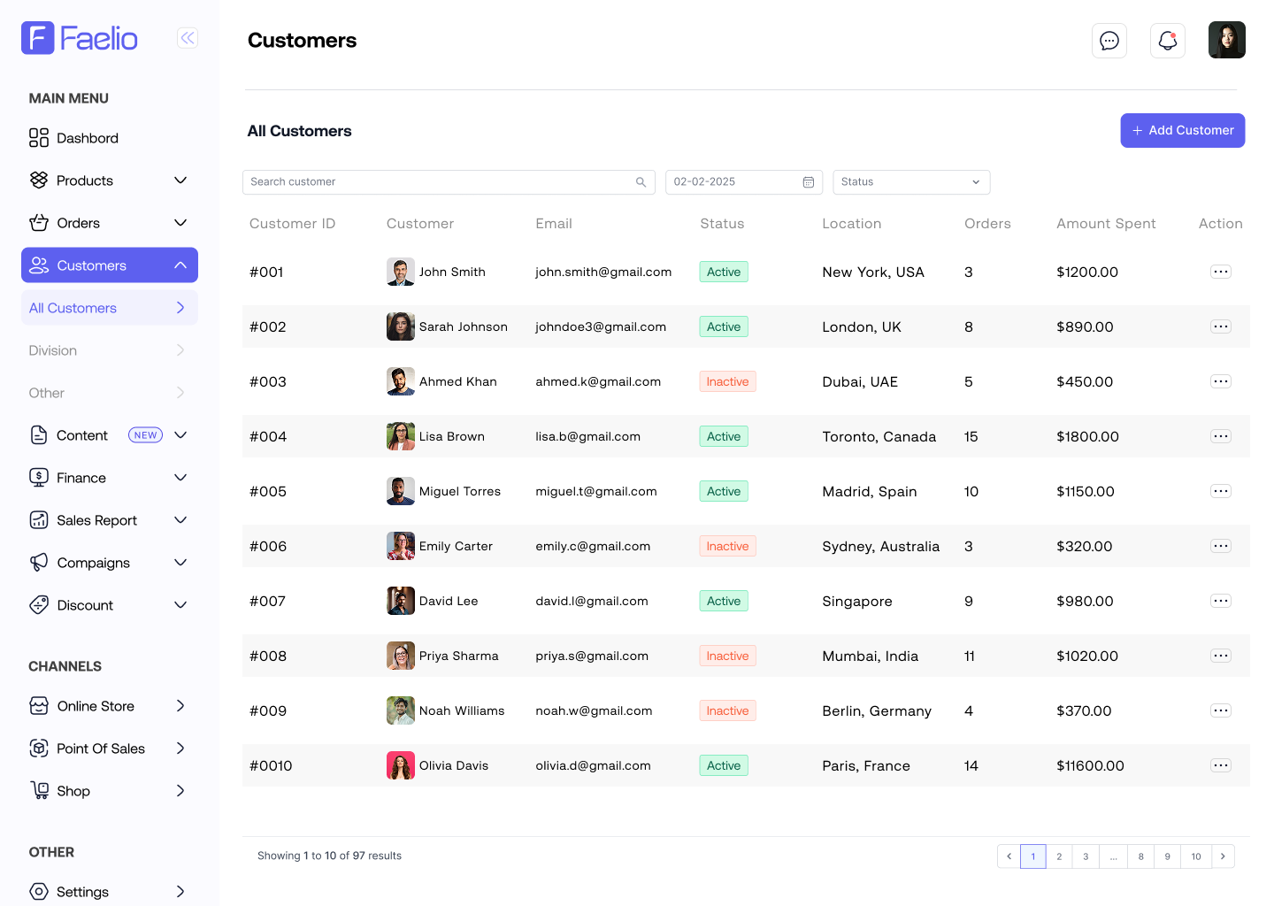 Image gallery marquee