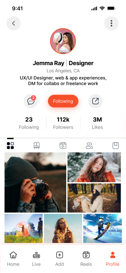 Image gallery marquee